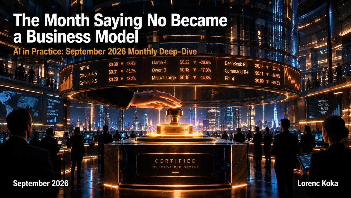 September 2026 — The Month Saying No Became a Business Model (monthly deep-dive)